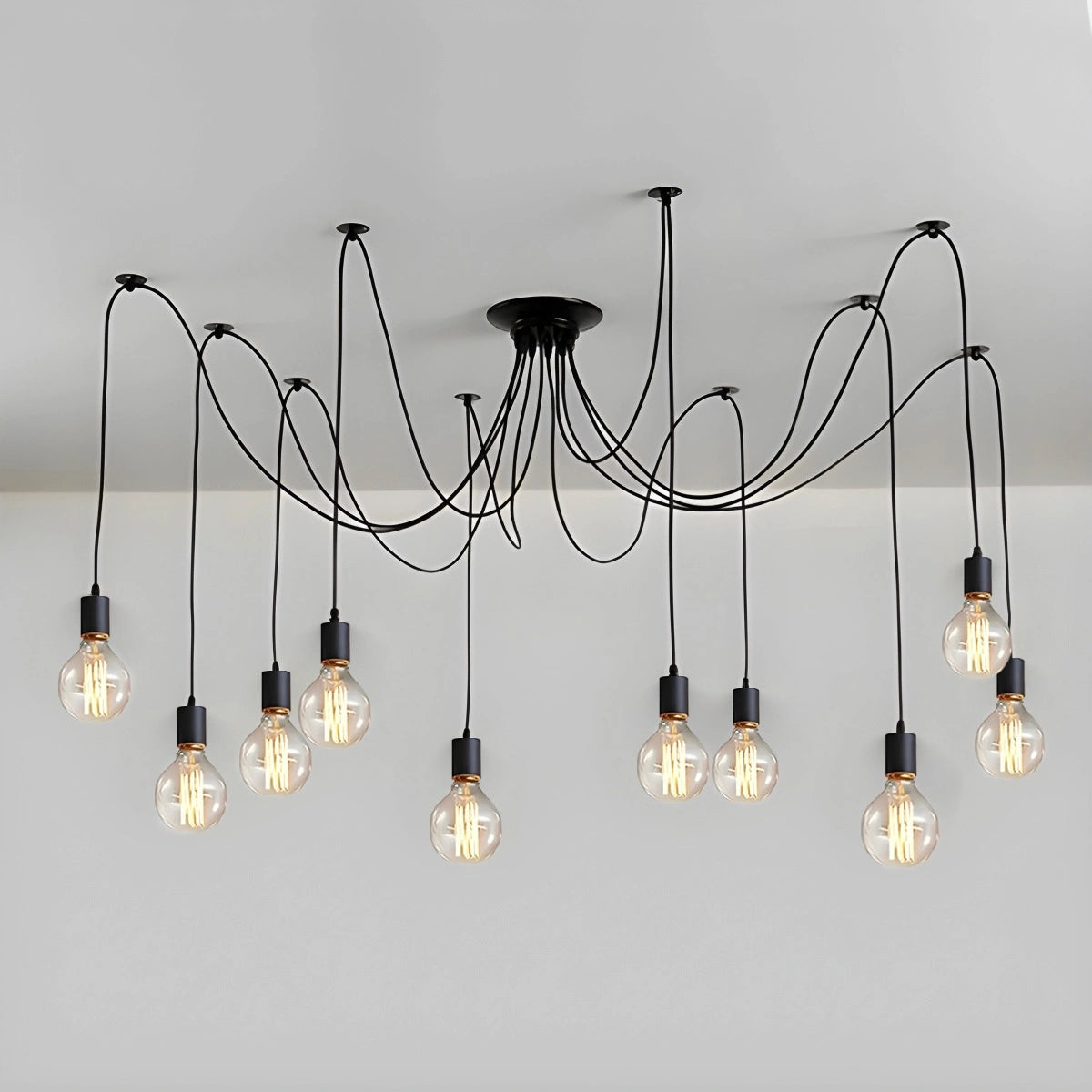 Antizer Alfie Vintage Multiple Light Bulbs Chandelier