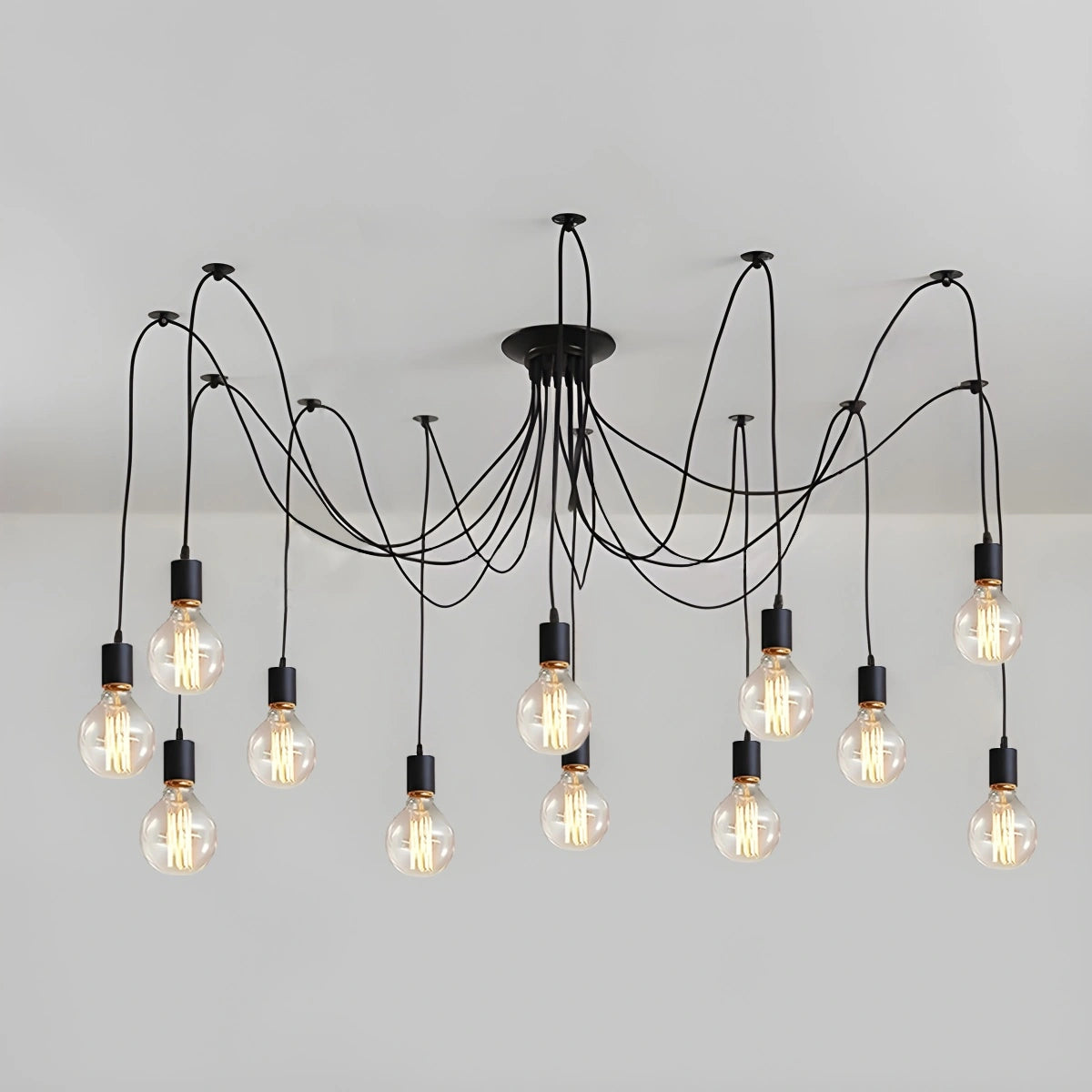 Antizer Alfie Vintage Multiple Light Bulbs Chandelier
