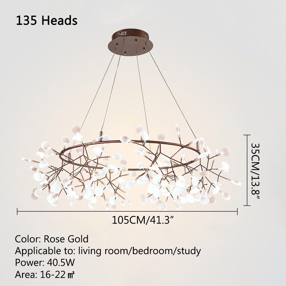 Antizer Branch Firefly Chandelier for Living Room