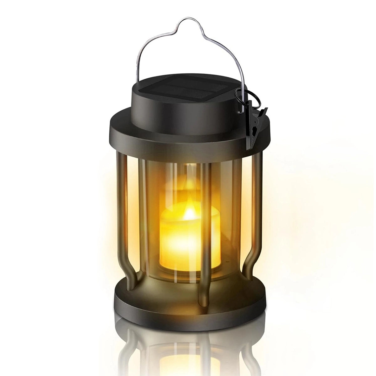 Antizer Solar Flameless Candle Lantern Hanging Light