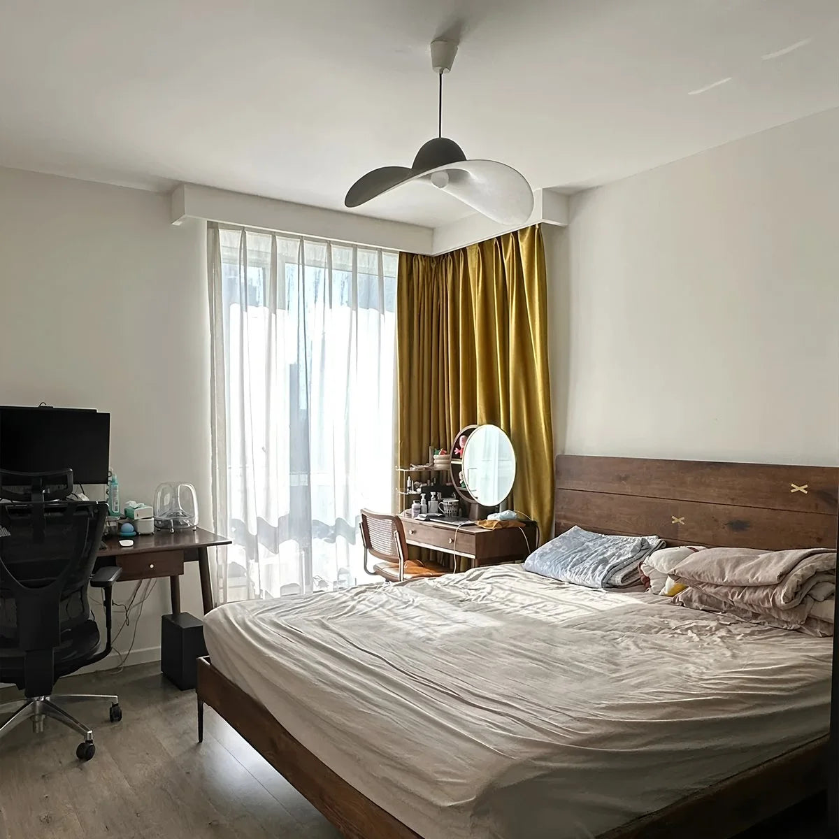 Antizer Straw Hat Acoustic Pendant Light for Dining room