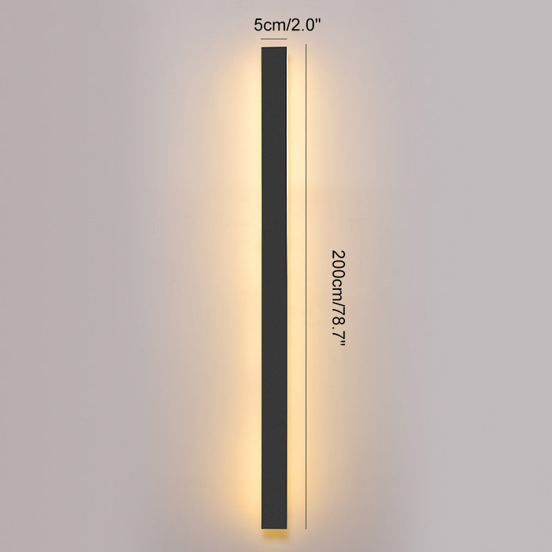 Antizer Strip Linear Outdoor Light Wall Sconce
