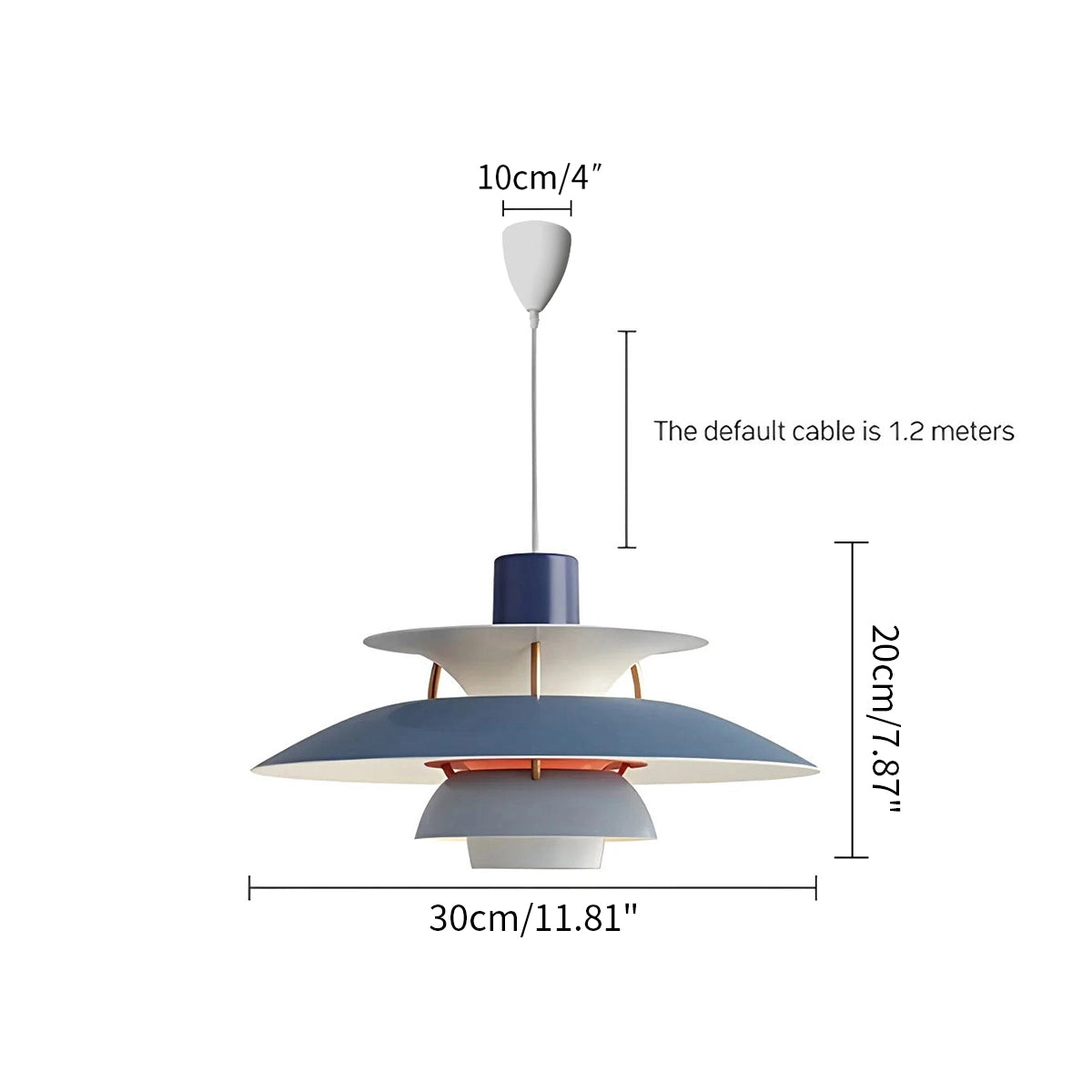 Antizer Modern Nordic Style Multi-layer Hanging Pendant Lamp