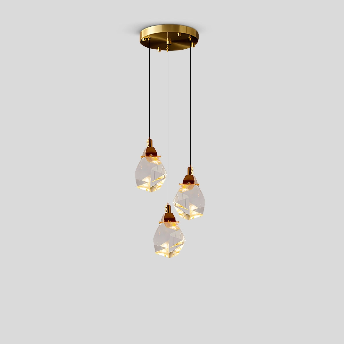 Antizer Rock Crystal Rain Chandelier for Living Room
