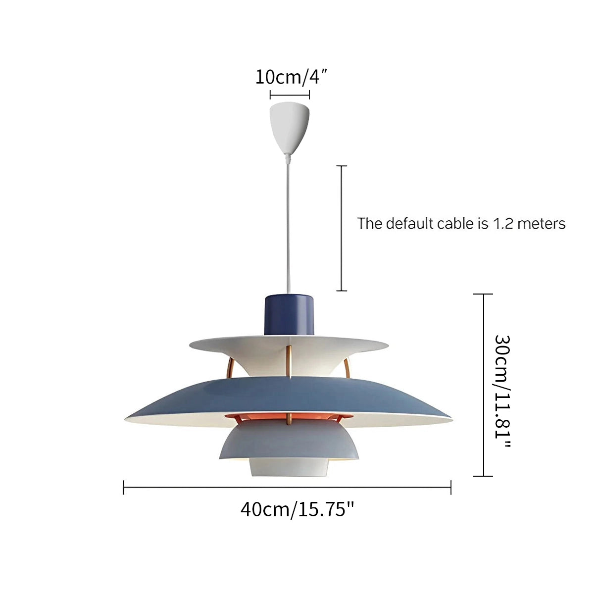 Antizer Modern Nordic Style Multi-layer Hanging Pendant Lamp