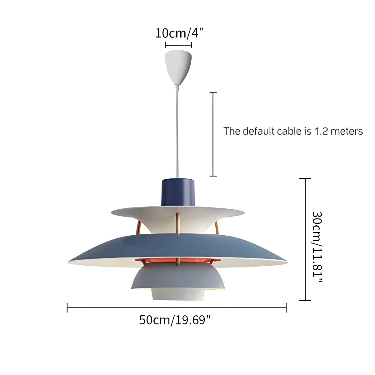 Antizer Modern Nordic Style Multi-layer Hanging Pendant Lamp