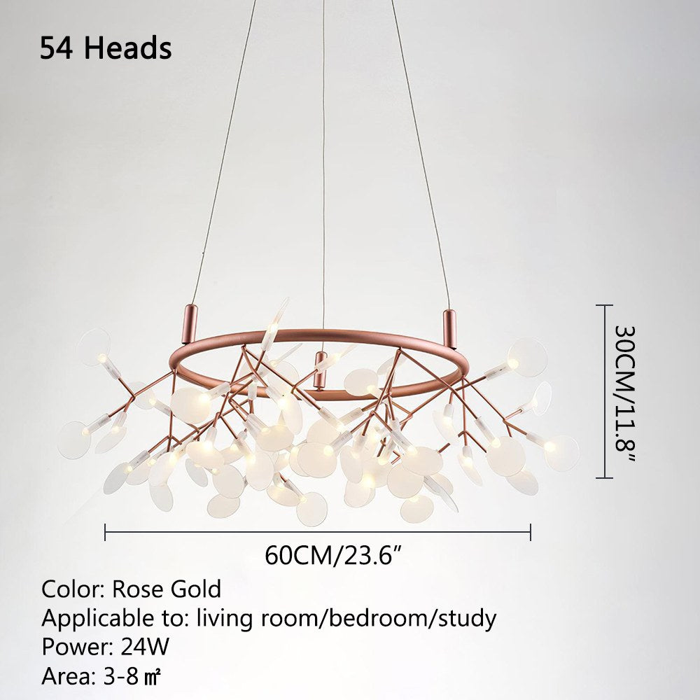 Antizer Branch Firefly Chandelier for Living Room