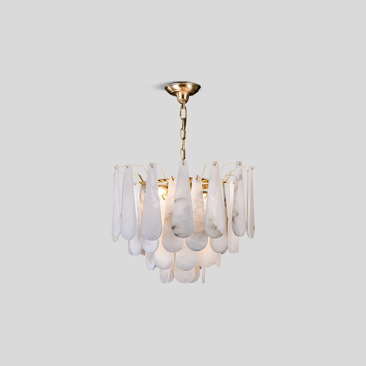 Antizer Modern Luxury Multi-layer Marble Chandelier