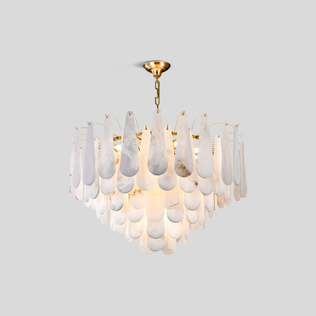 Antizer Modern Luxury Multi-layer Marble Chandelier