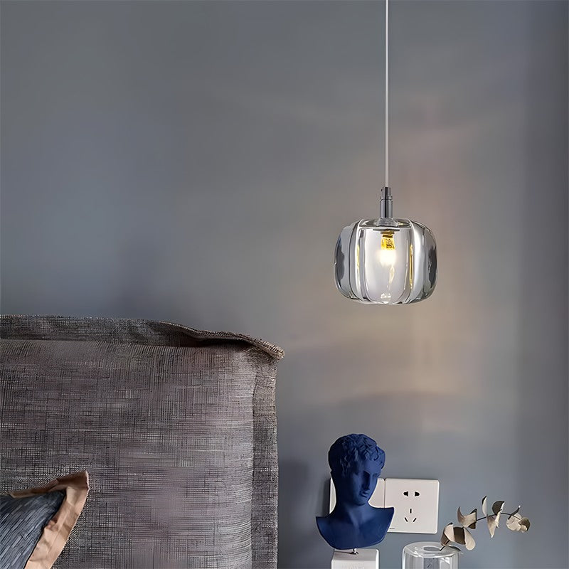 Antizer Colored Glass Multi Pendant Chandelier