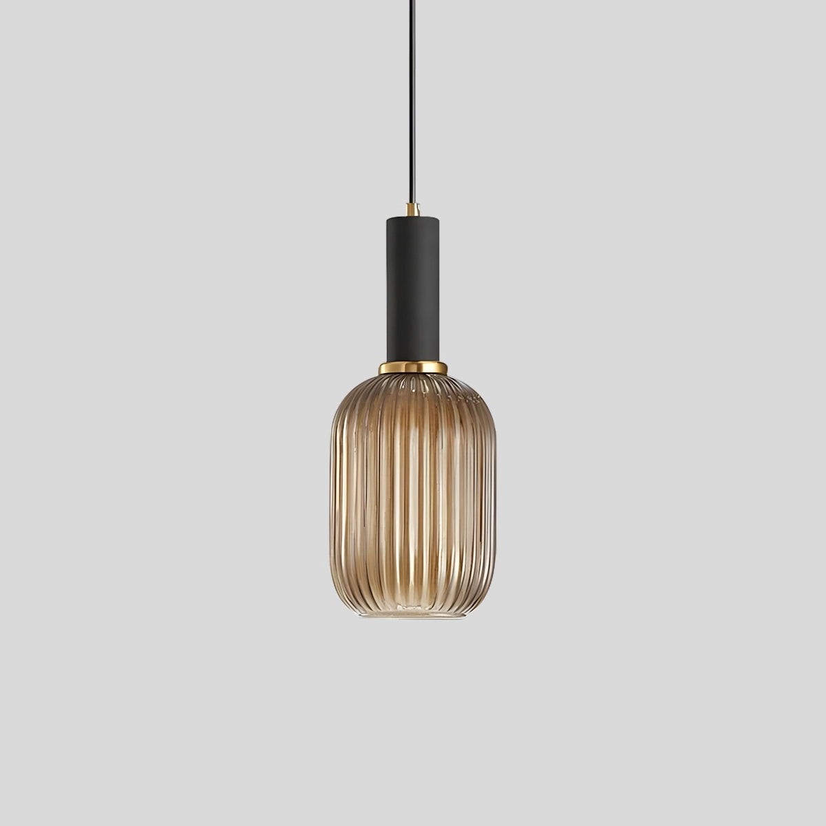 Antizer Nordic Vintage Glass Striped Pendeant Light