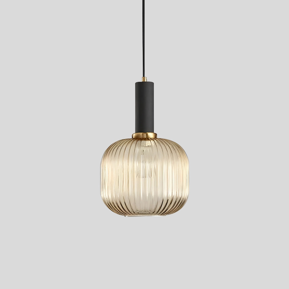 Antizer Nordic Vintage Glass Striped Pendeant Light