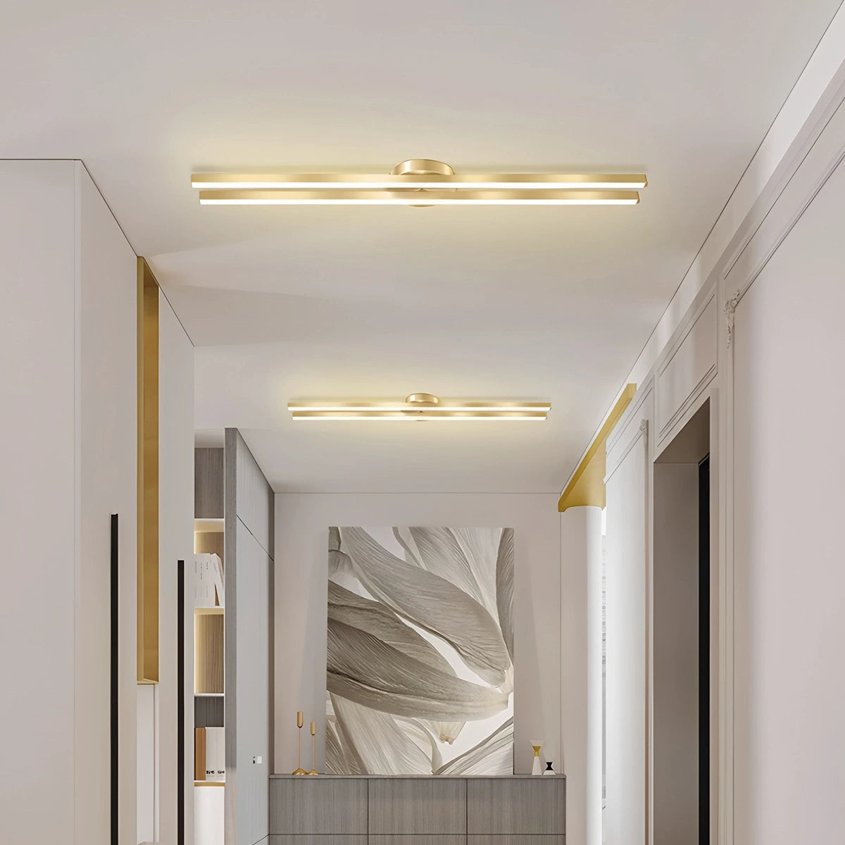 Antizer Simple Linear Ceiling Light for Living Room