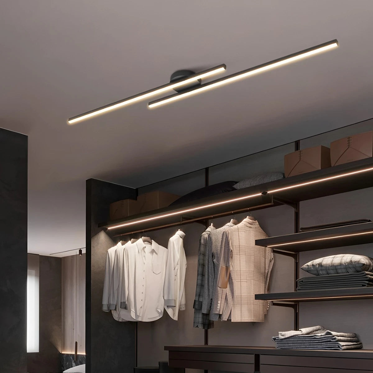 Antizer Simple Linear Ceiling Light for Living Room