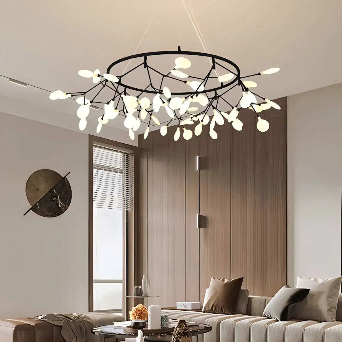 Antizer Black Firefly LED Chandelier