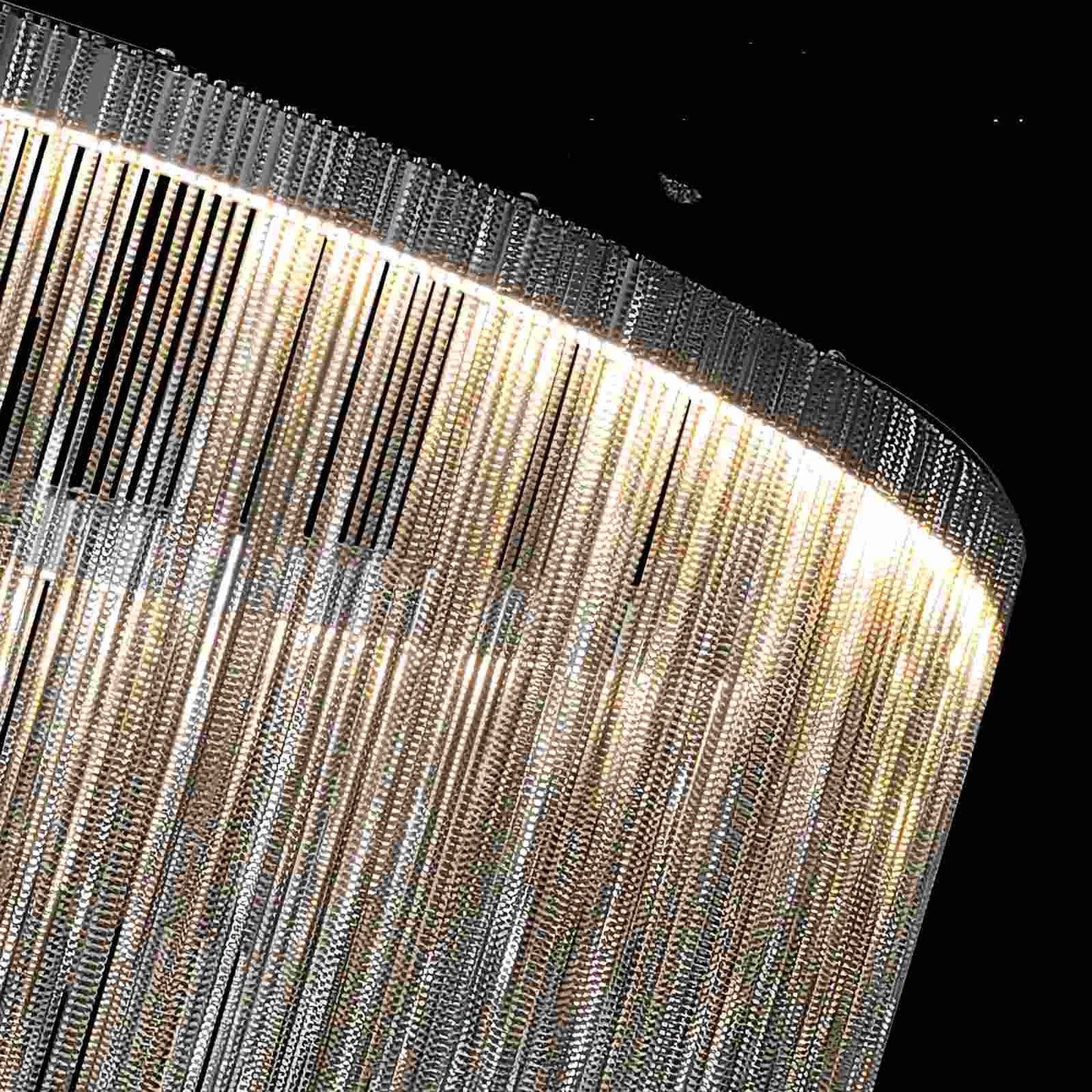 Antizer Modern Art Decor Tassel Chandelier
