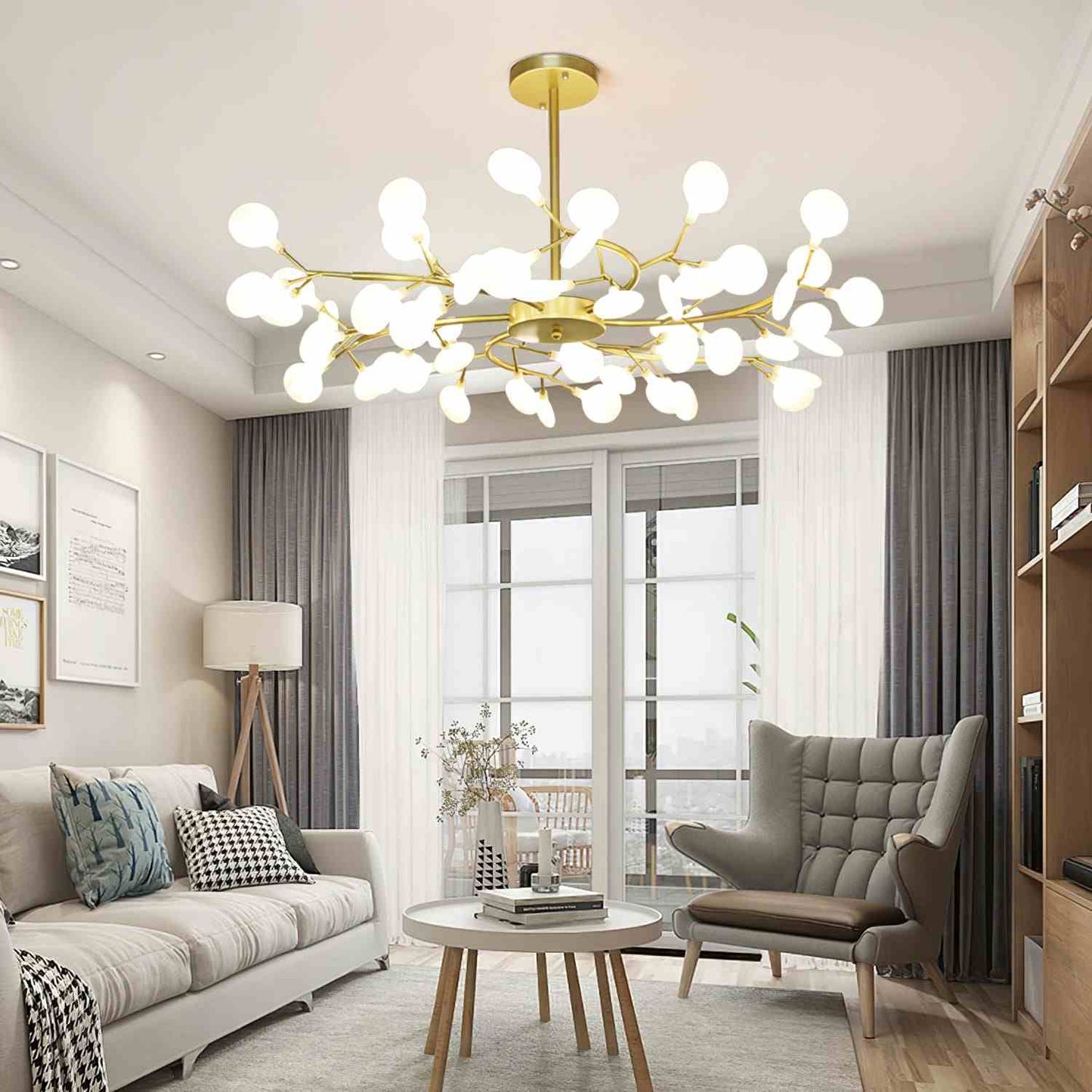 Antizer Firefly Sputnik LED Chandelier