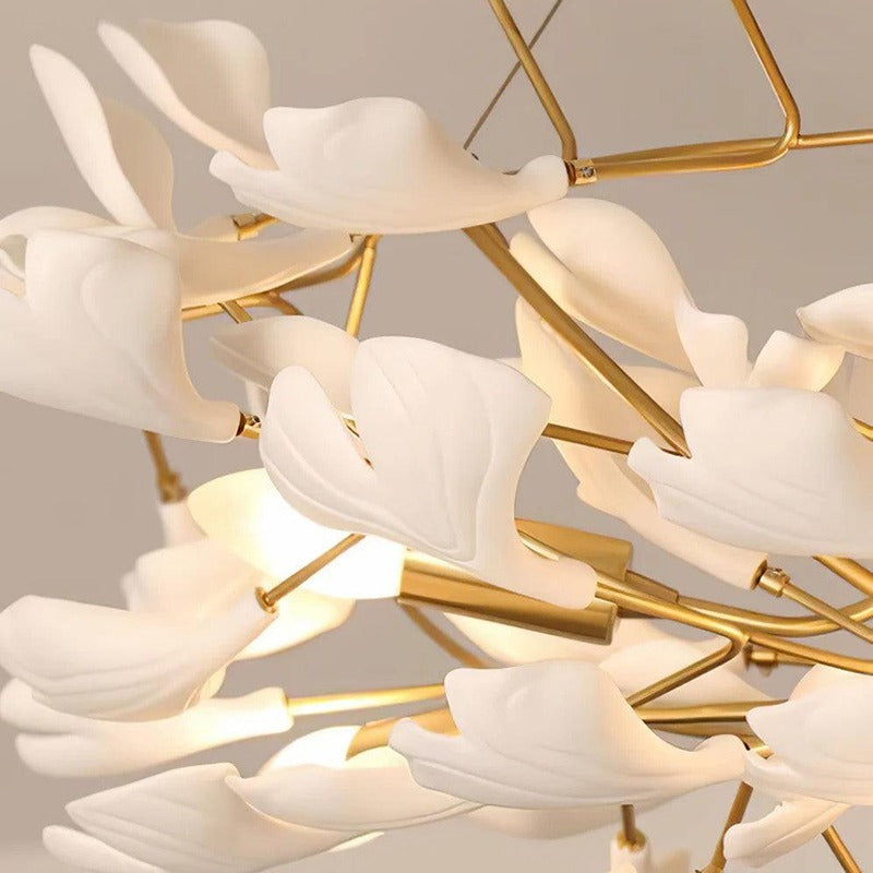 Antizer Gingko Chandelier-A for Bedroom Living Room