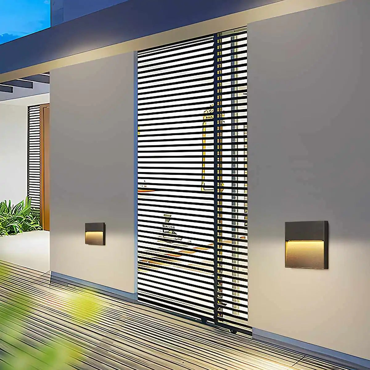 Antizer Round & Square Outdoor Waterproof Wall Light