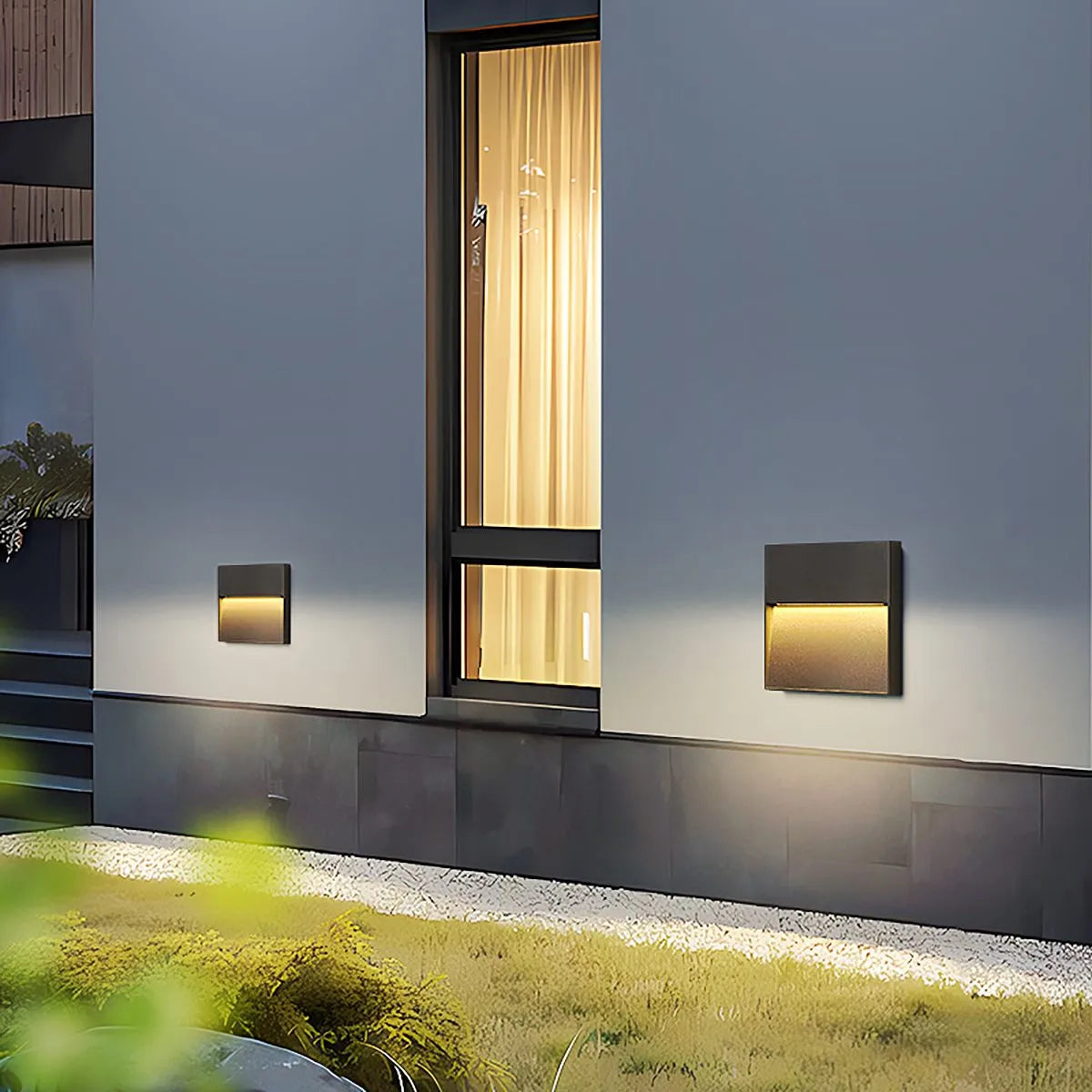 Antizer Round & Square Outdoor Waterproof Wall Light