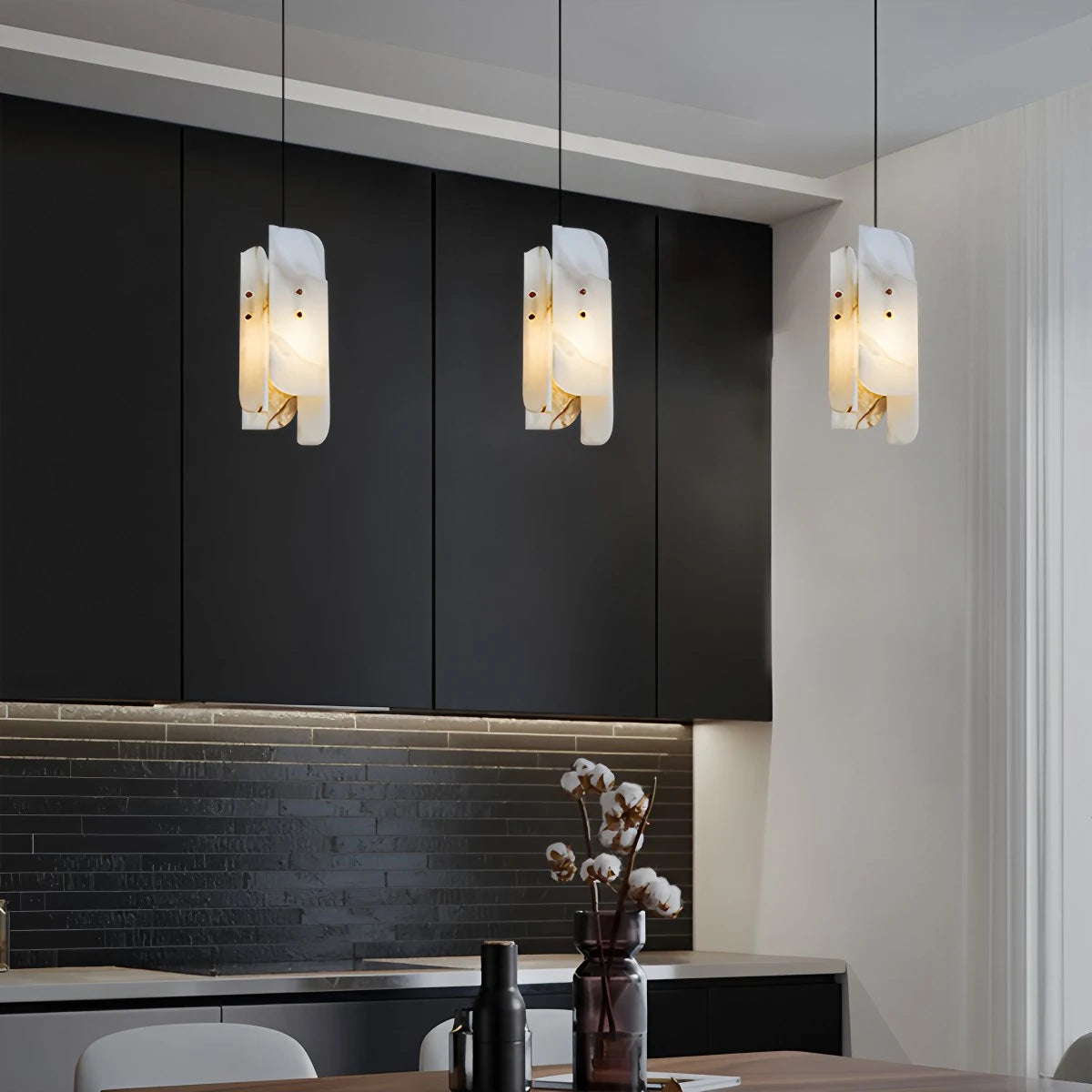 Antizer Minimalist Art Splicing Marble Pendant Light