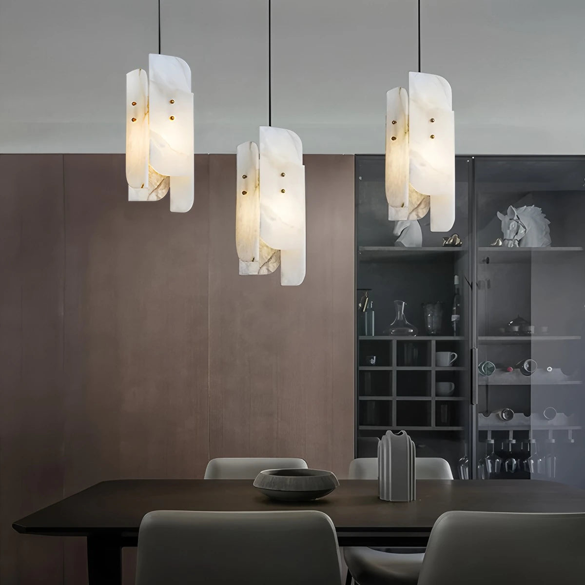 Antizer Minimalist Art Splicing Marble Pendant Light