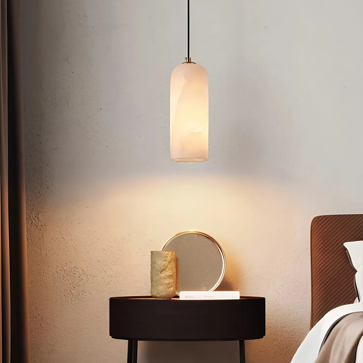 Antizer Modern All Copper Marble Pendant Light