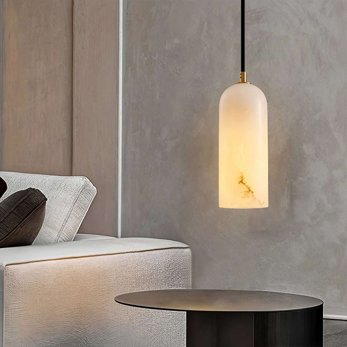 Antizer Modern All Copper Marble Pendant Light
