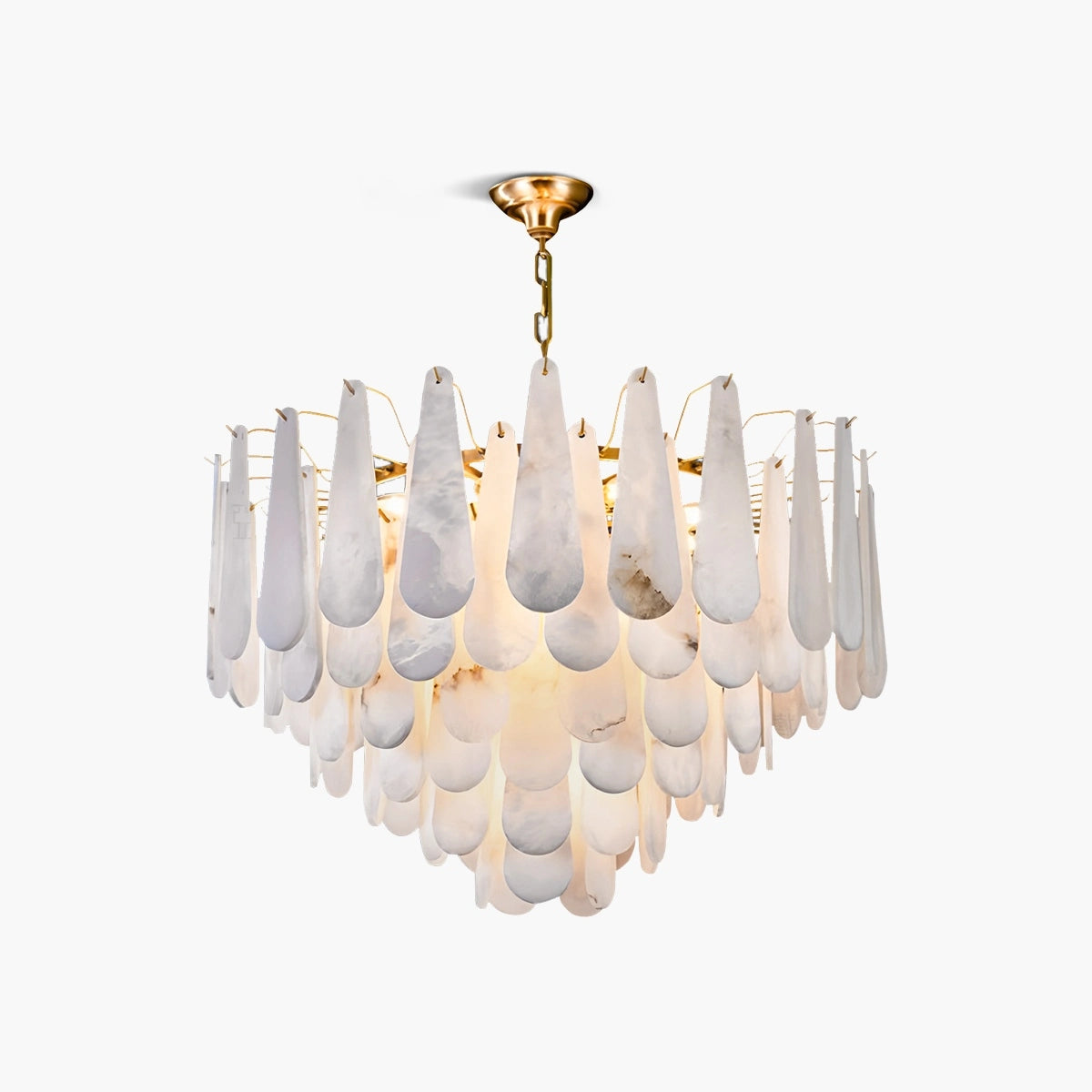 Antizer Modern Luxury Multi-layer Marble Chandelier