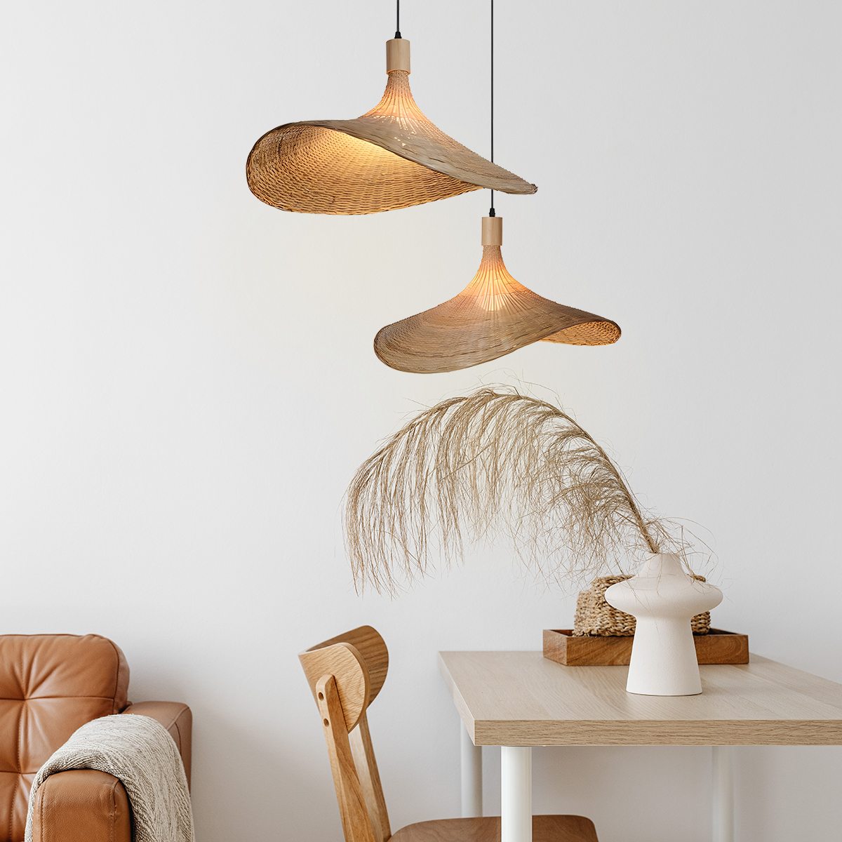 Antizer Ren Bamboo Pendant Lamp for Modern Spaces