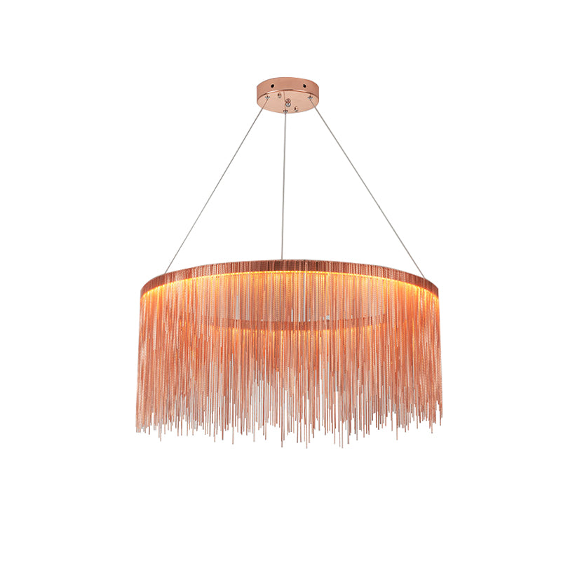 Antizer Modern Art Decor Tassel Chandelier