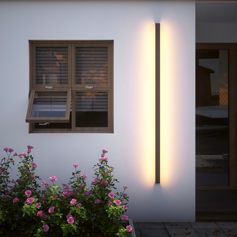 Antizer Strip Linear Outdoor Light Wall Sconce
