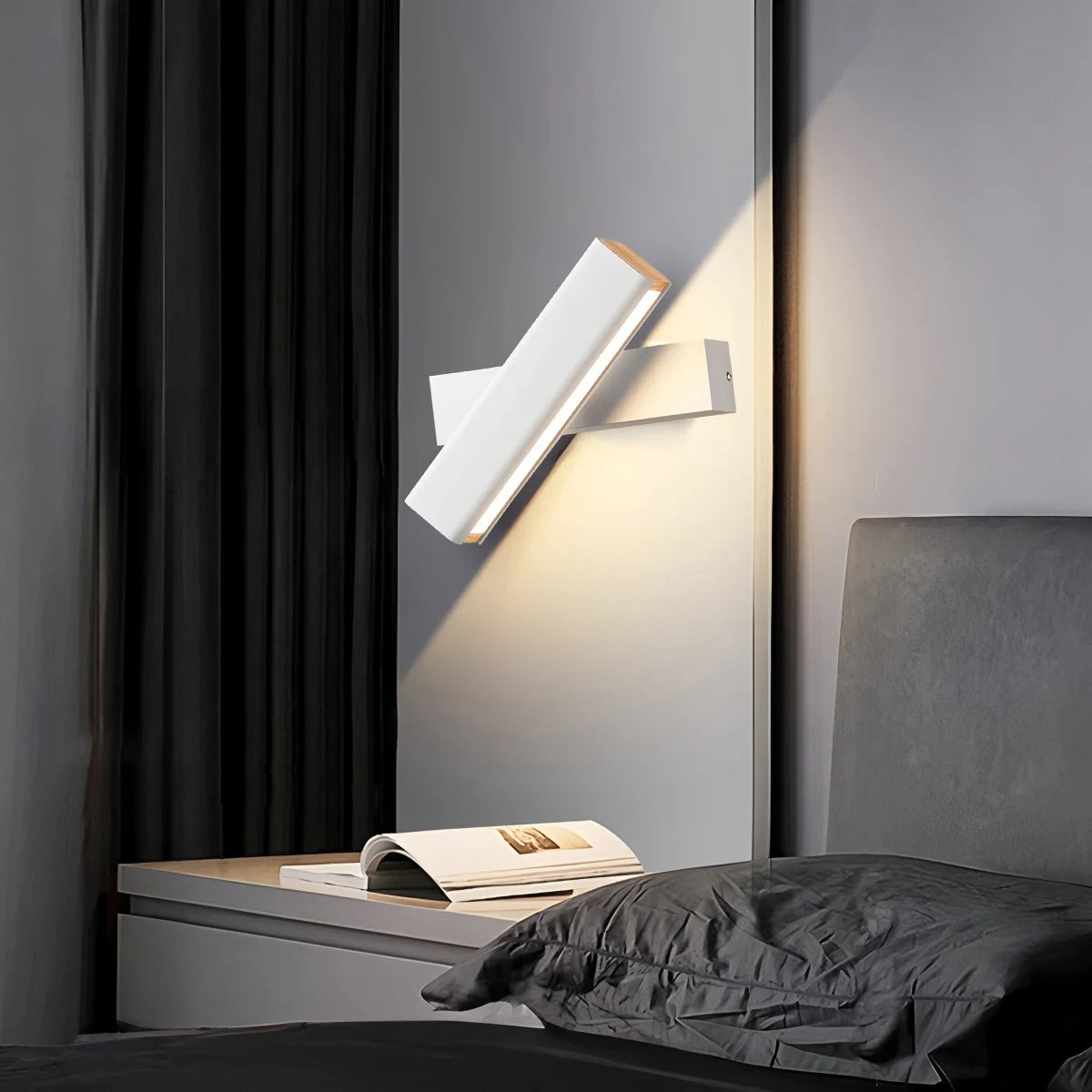 Antizer Adjustable Bar Wall Sconce for Bedroom
