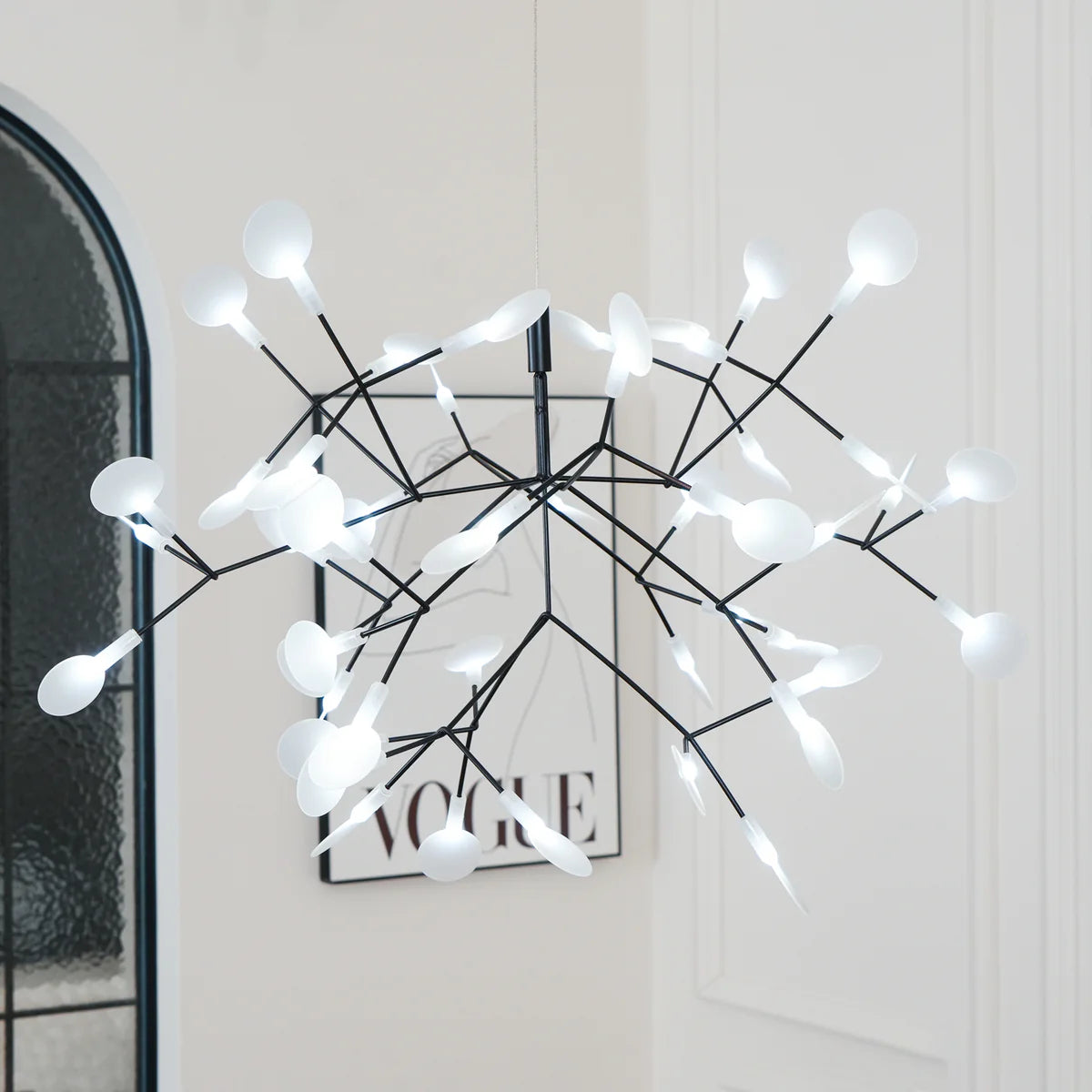 Antizer Black Firefly LED Chandelier