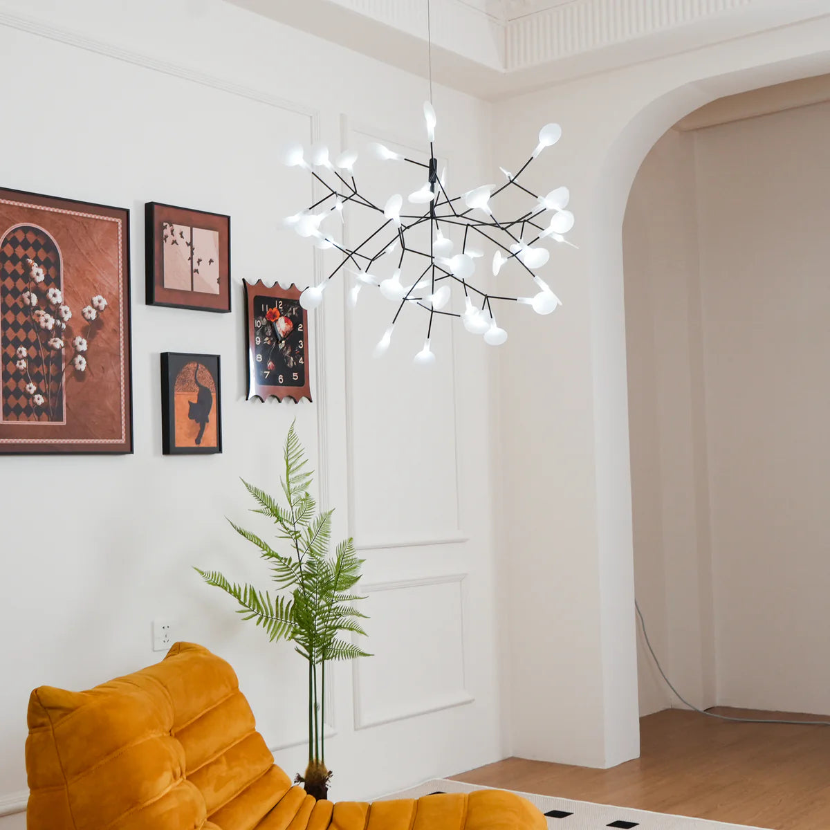 Antizer Black Firefly LED Chandelier