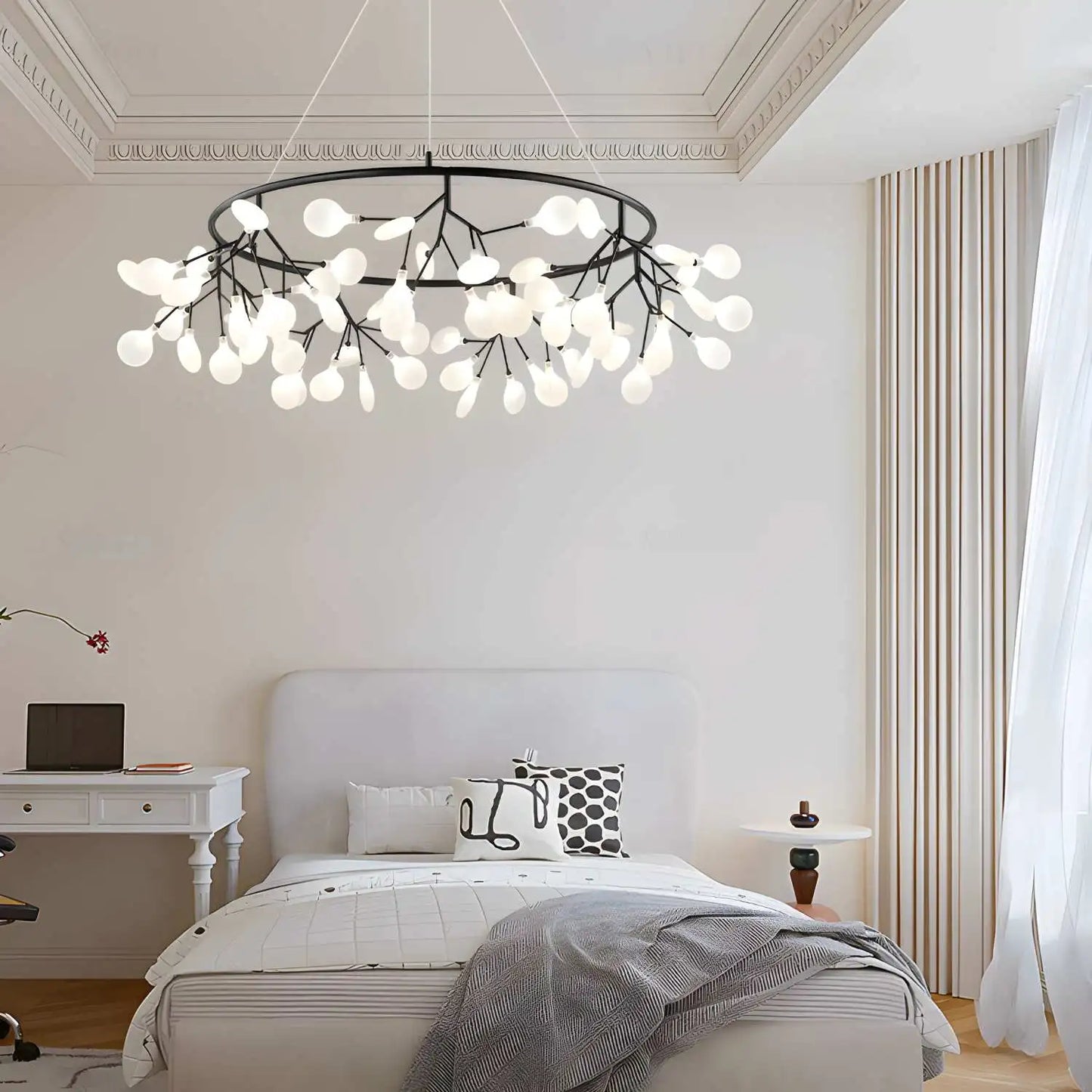 Antizer Black Firefly LED Chandelier