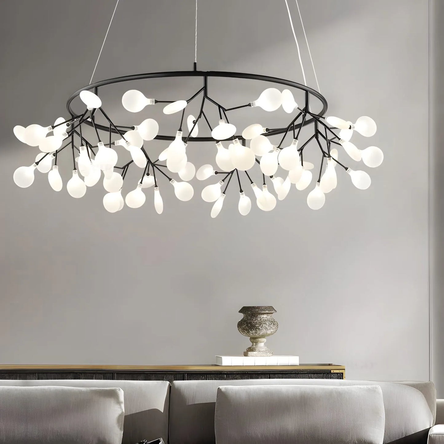 Antizer Black Firefly LED Chandelier