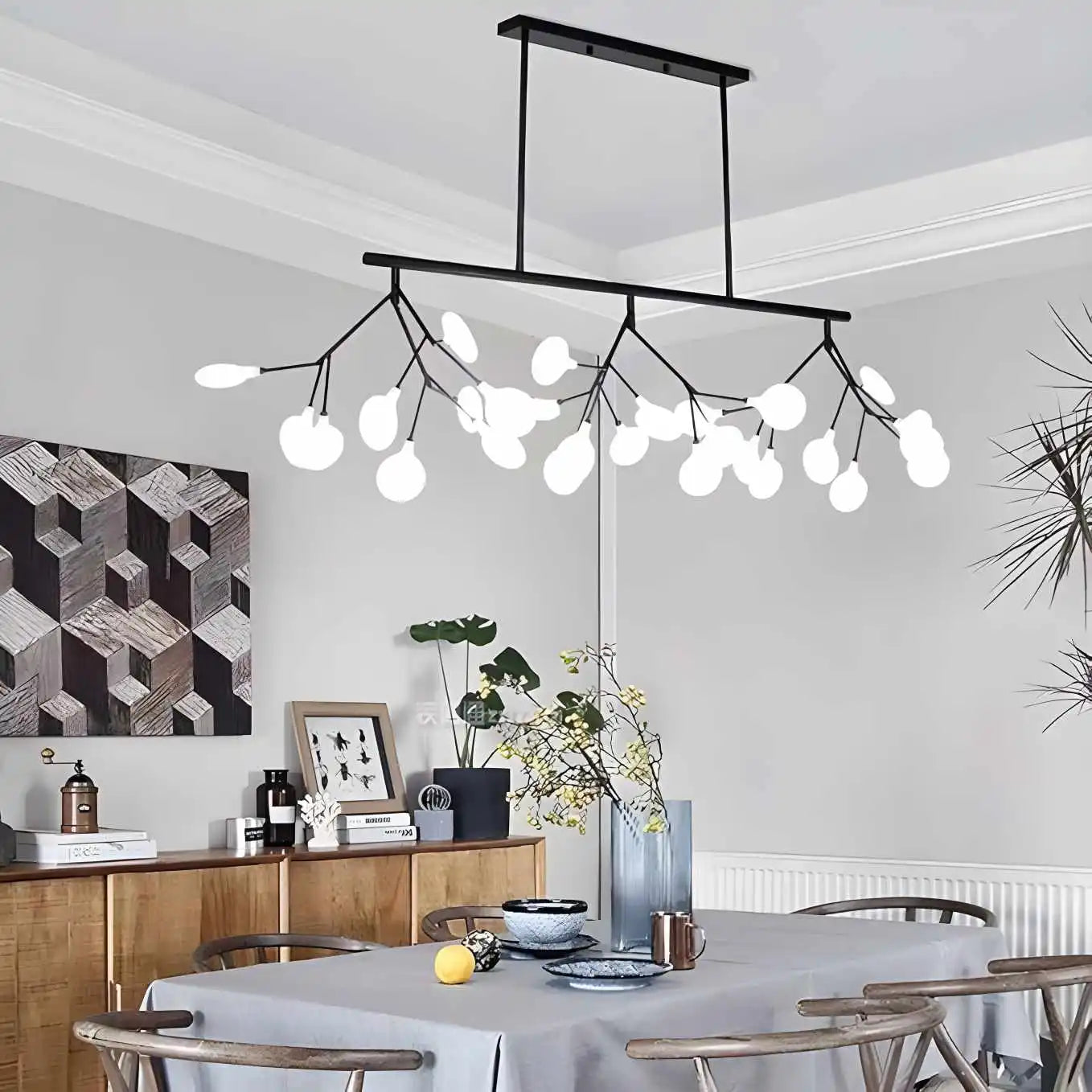 Antizer Black Firefly LED Chandelier