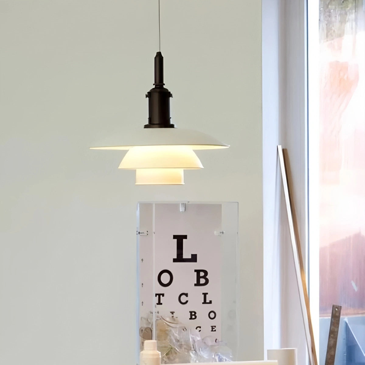 Antizer Danish Designer Glass Pendant Lamp for Kitchen