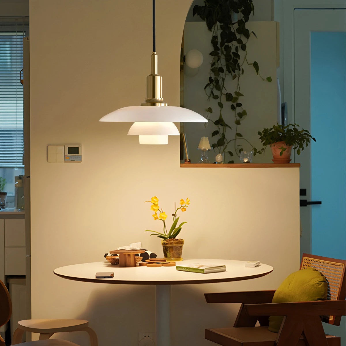 Antizer Danish Designer Glass Pendant Lamp for Kitchen
