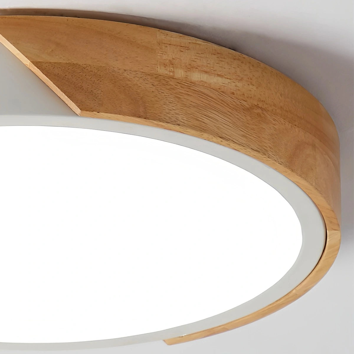 Antizer Minimalist Wood Ceiling Light for Bedroom