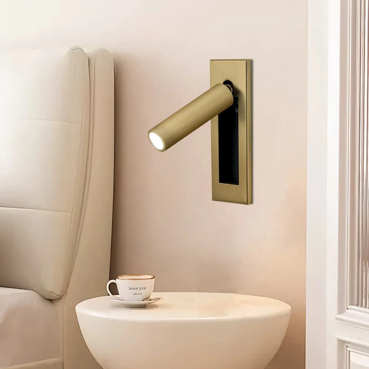 Antizer Embedded Bedside Sconce for Bedroom
