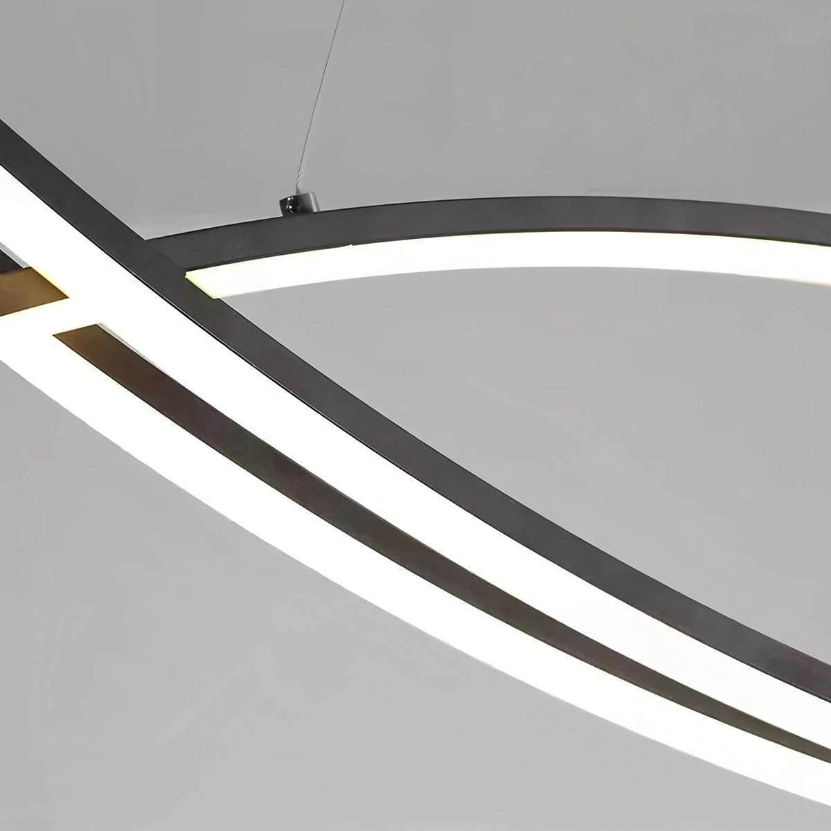 Antizer Eraj Curved LED Pendant Light for Kitchen Island