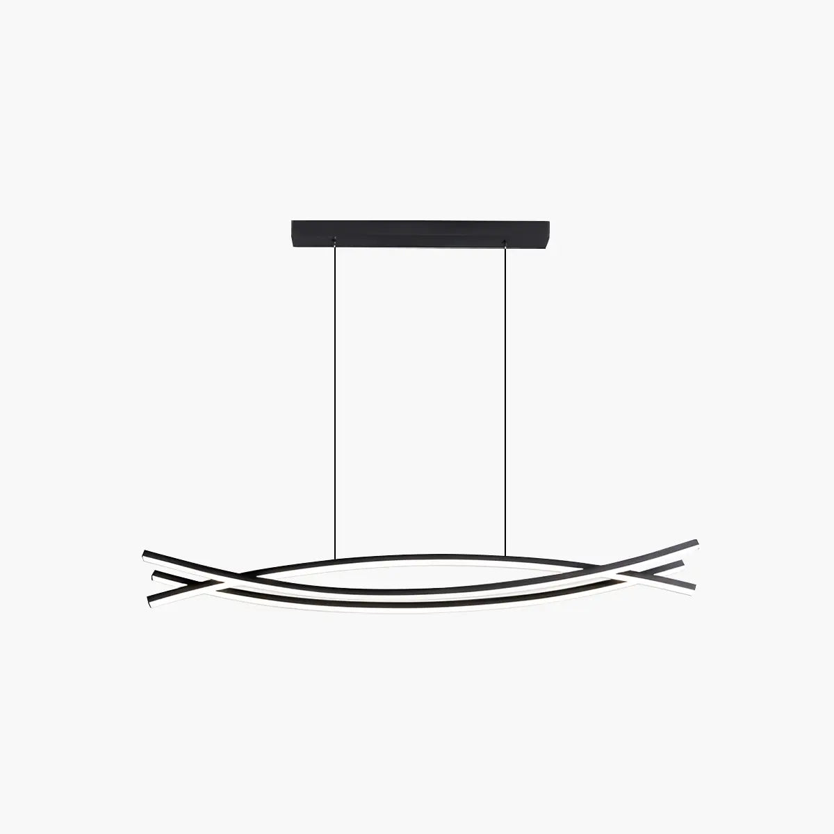 Antizer Eraj Curved LED Pendant Light for Kitchen Island