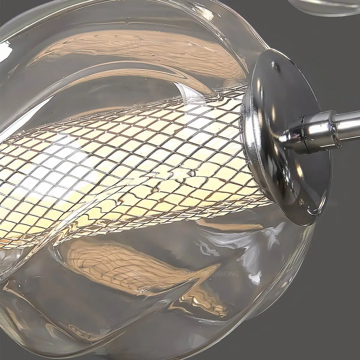 Antizer French Minimalist Glass Ball Chandelier