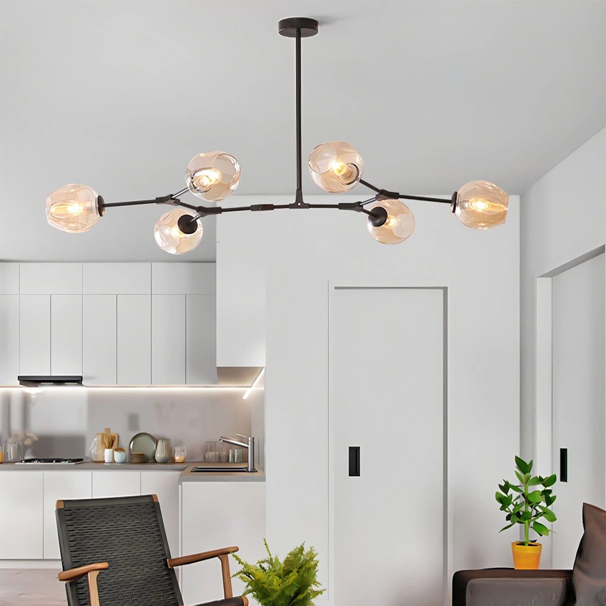 Antizer Freya Modern Glass Chandelier