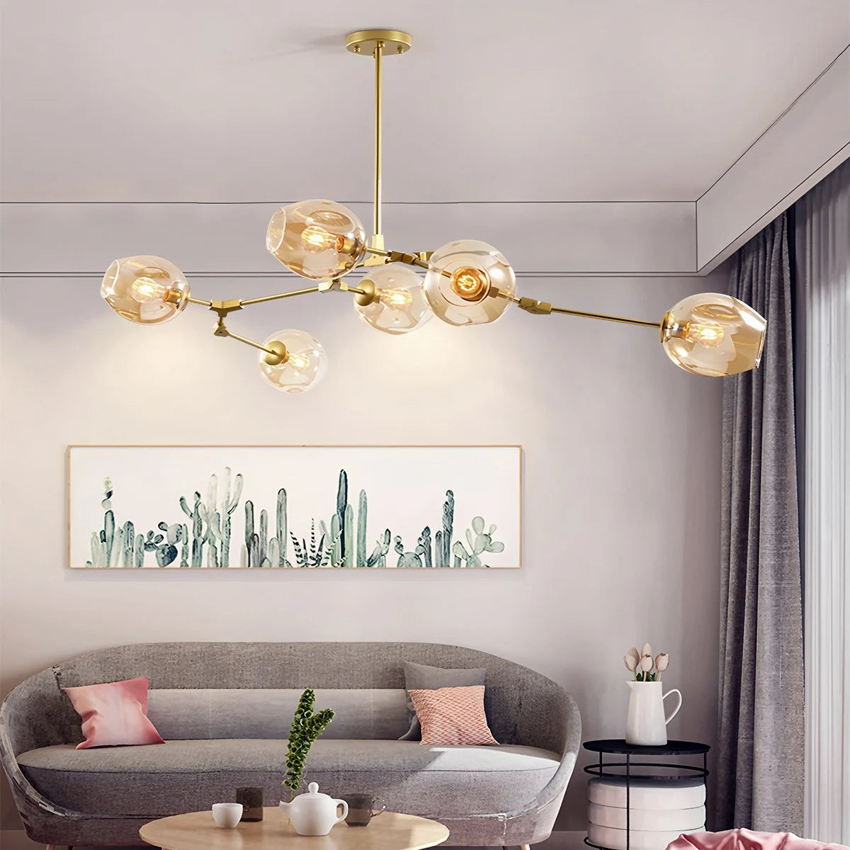 Antizer Freya Modern Glass Chandelier