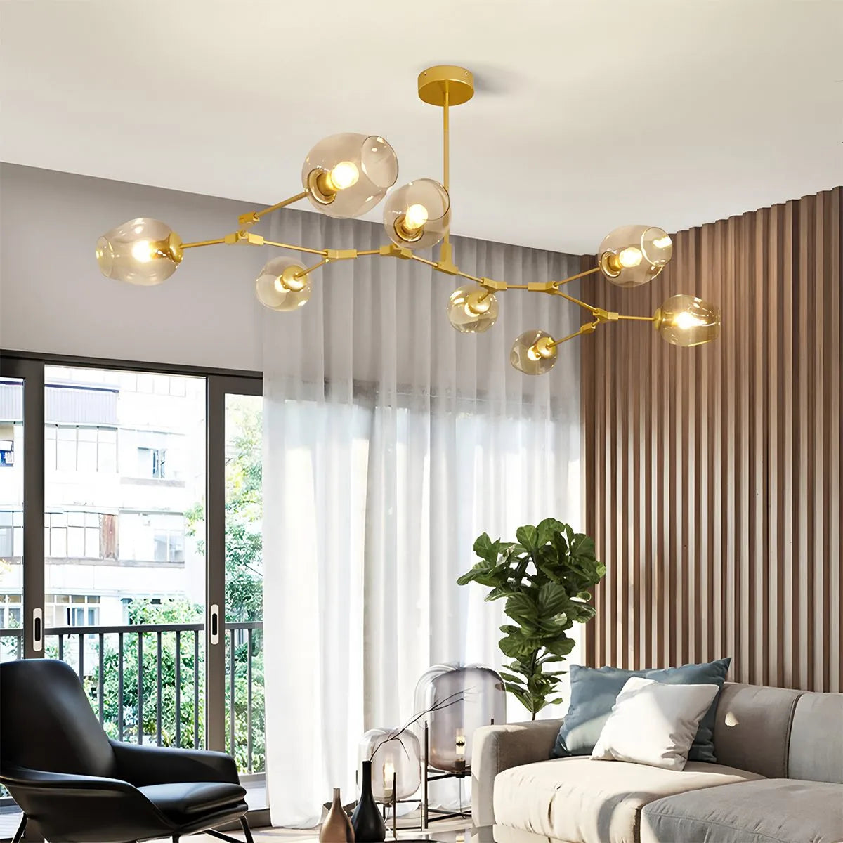 Antizer Freya Modern Glass Chandelier