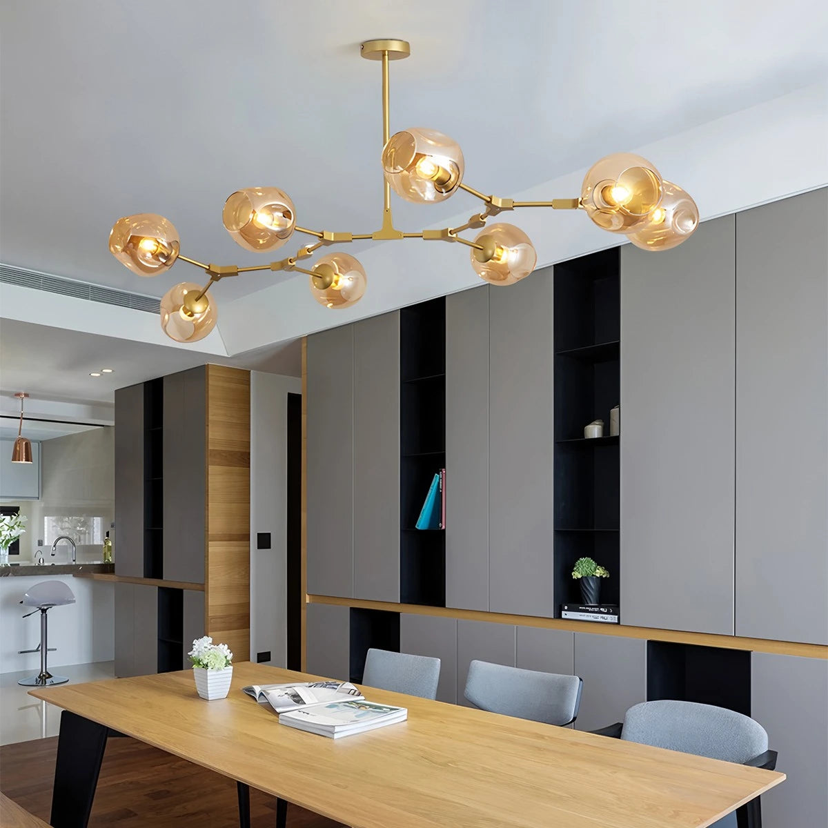 Antizer Freya Modern Glass Chandelier
