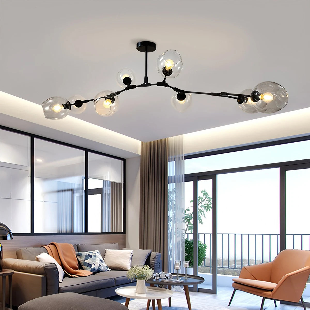 Antizer Freya Modern Glass Chandelier